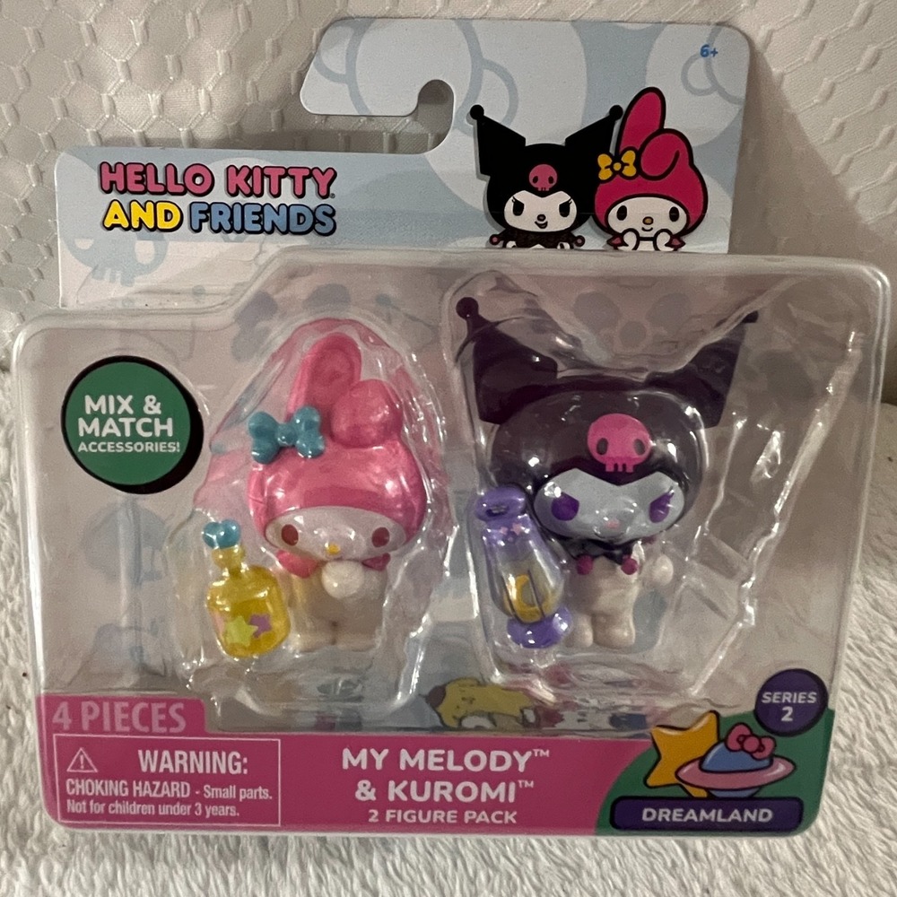 Hello Kitty and Friends Series 2 Dreamland 2-Pack: My Melody & Kuromi Figures